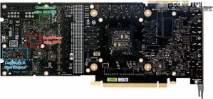 inno3d rtx 2070 super twin x2 - pcb détaillé de derrière [cliquer pour agrandir]