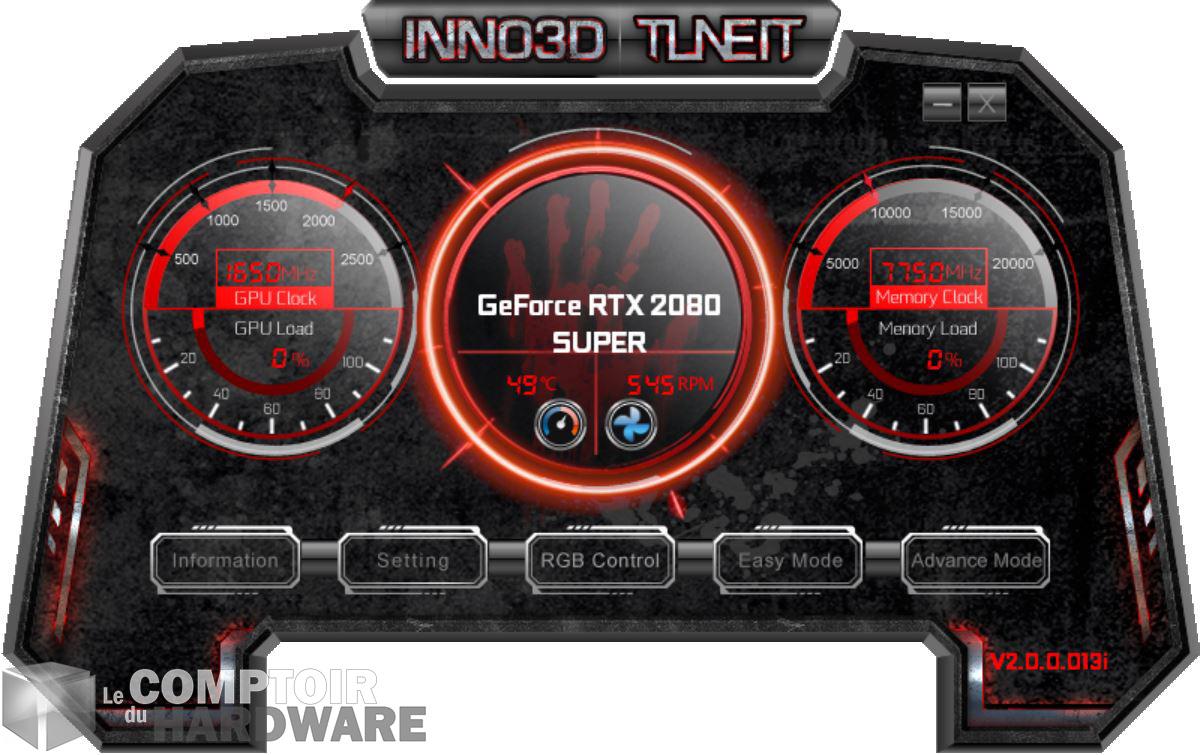 inno3d rtx 2080 super gaming oc x2 tuneit