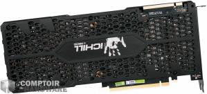 inno 3d rtx 2080 ti ichill black - vue de derrière [cliquer pour agrandir]