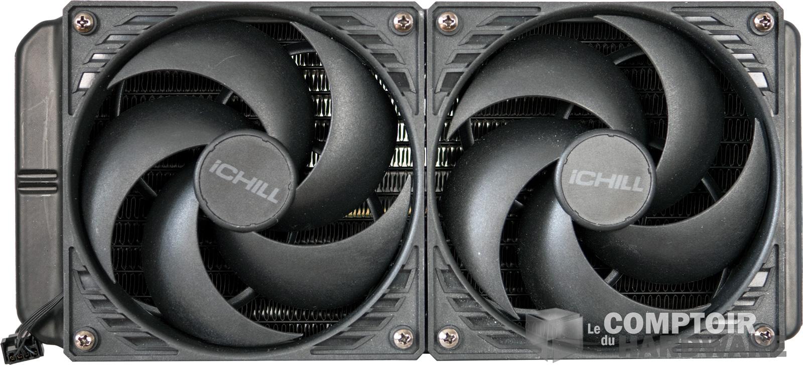 inno 3d rtx 2080 ti ichill black - radiateur à eau