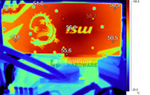 Image infrarouge MSI RTX 2070 ARMOR en charge [cliquer pour agrandir]