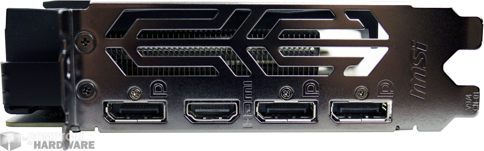 MSI GTX 1650 SUPER : connecteurs vidéo