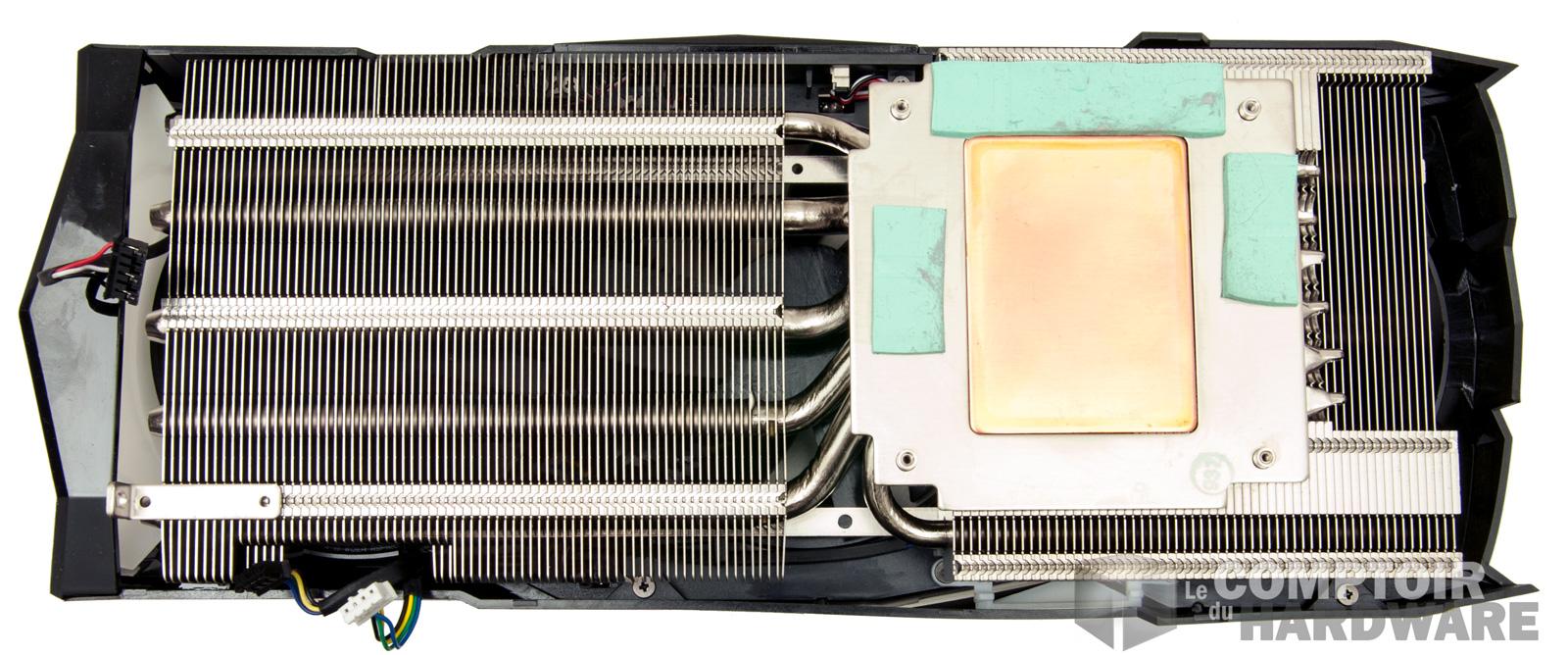 zotac rtx 2080 amp extreme - radiateur côté GPU