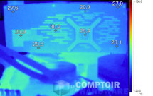 Image infrarouge Radeon VII au repos [cliquer pour agrandir]