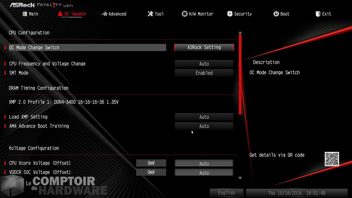 x470 gaming itx/ac - UEFI : AI Tweaker