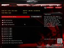 Le menu OC tweaker [cliquer pour agrandir]