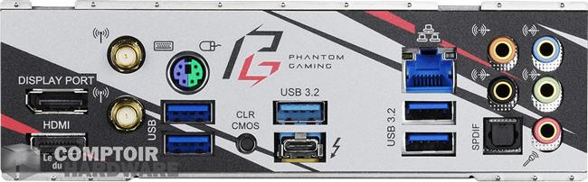 asrock z490 phantom gaming itx tb3 backplate