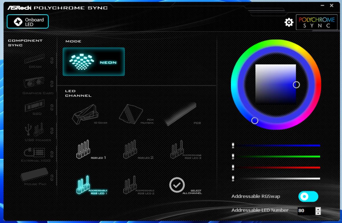 asrock polychrome sync