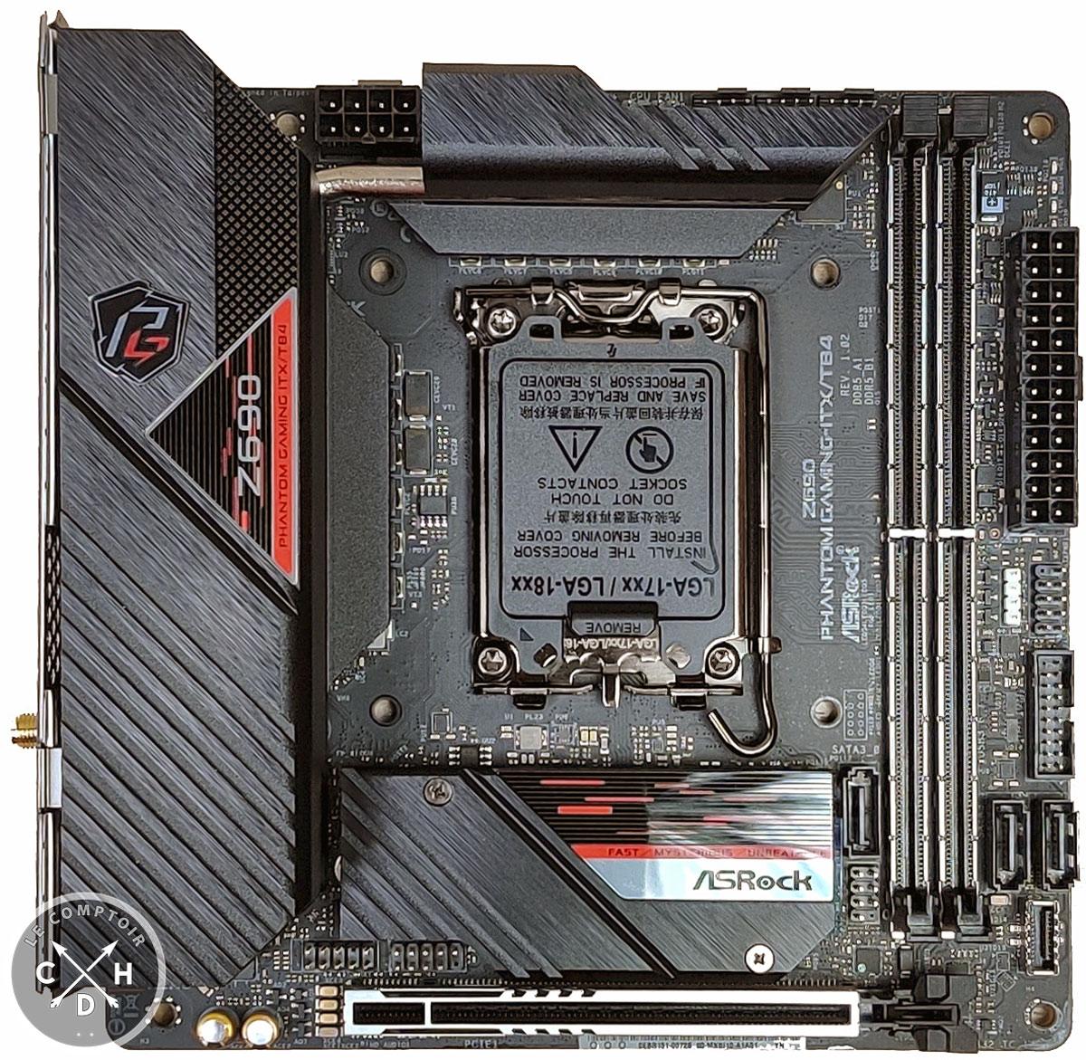 Scheda Madre ASRock Z690 Phantom Gaming-ITX/TB4 – Mini-ITX Con PCIe 5.0 E SPS Per Overclock
