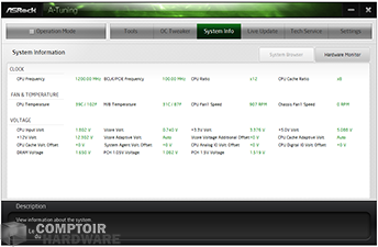 ASRock A-Tuning - System Info [cliquer pour agrandir]