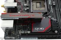 Les ports SATA - La SupremeFX - Le dissipateur du Z170 [cliquer pour agrandir]