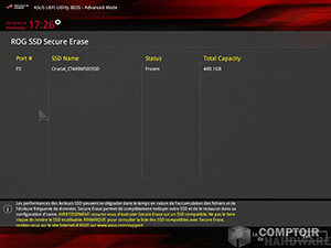 ROG SSD Secure Erase [cliquer pour agrandir]