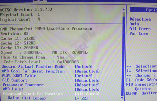 acc bios m3a79t puissance pc