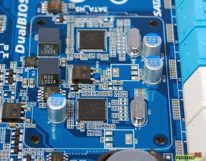 Gigabyte P55-UD5 nue puce Marvell SATA 6Gbps [cliquer pour agrandir]