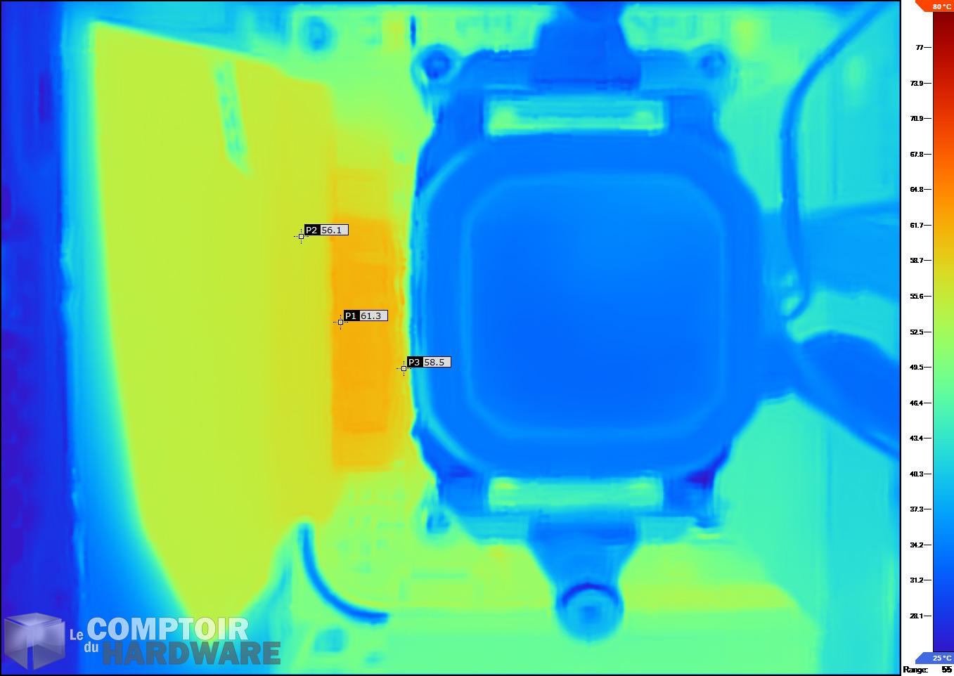 gigabyte aorus b550i pro ax - image ir en charge à 150 w