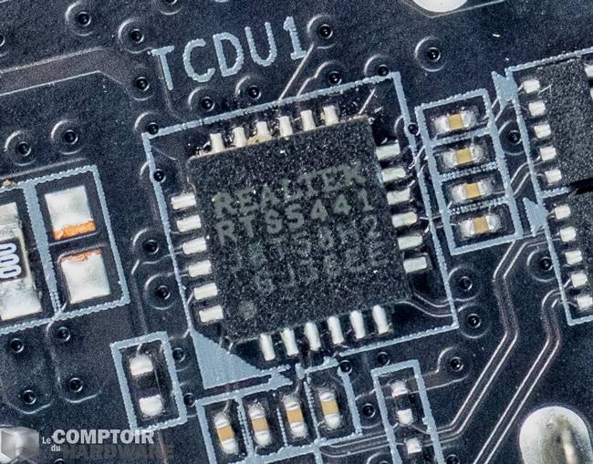 gigabyte aorus b550i pro ax - gestion de l'USB-C [cliquer pour agrandir]