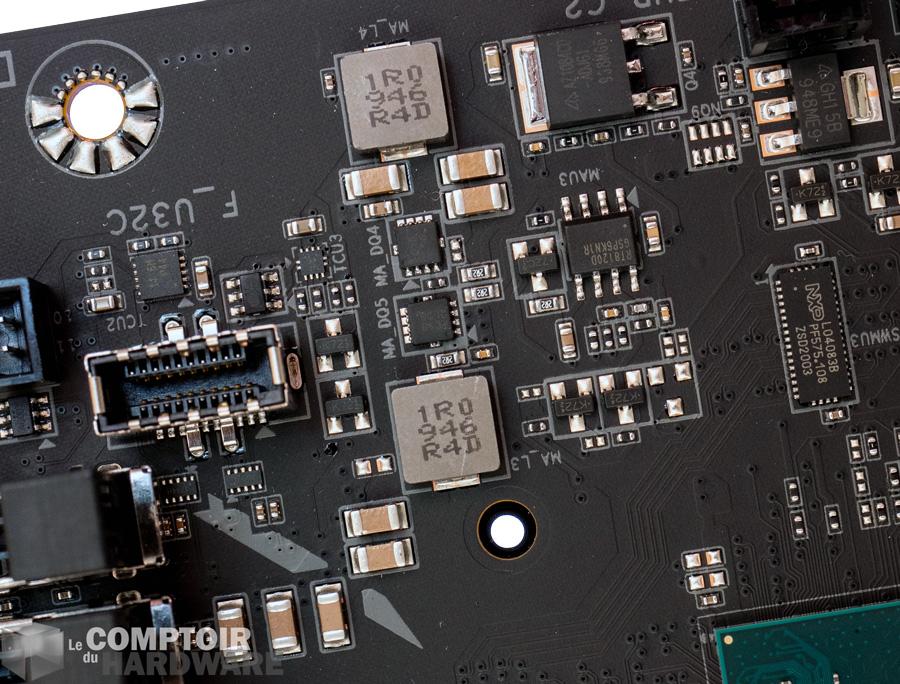 gigabyte z490 aorus elite ac - système d'alimentation du chipset