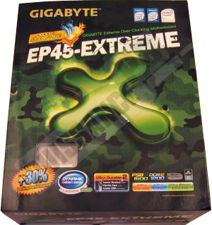 gigabyte ep45 extreme test puissance pc boite