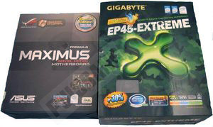 gigabyte ep45 extreme test puissance pc asus maximus