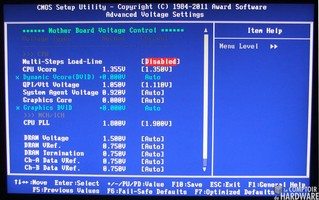 gigabyte z68xp ud4 bios mit voltage [cliquer pour agrandir]