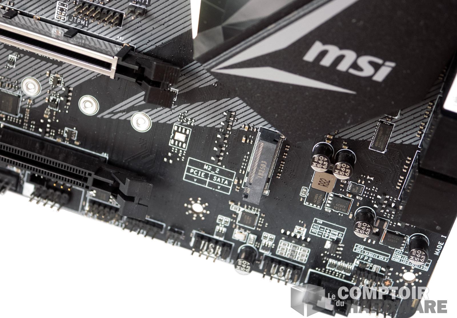 msi mpg z390 gaming edge ac - périphériques et connecteurs