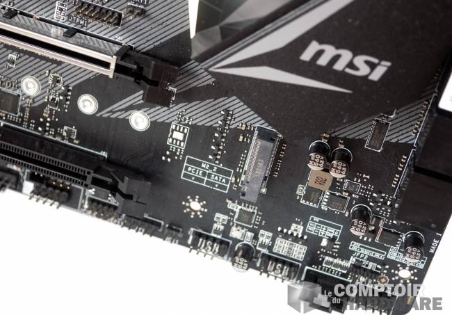 msi mpg z390 gaming edge ac - périphériques et connecteurs [cliquer pour agrandir]