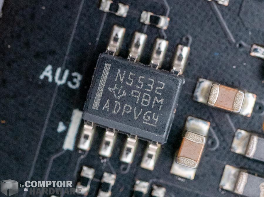 nzxt z590 n7 - circuit audio : amplificateur