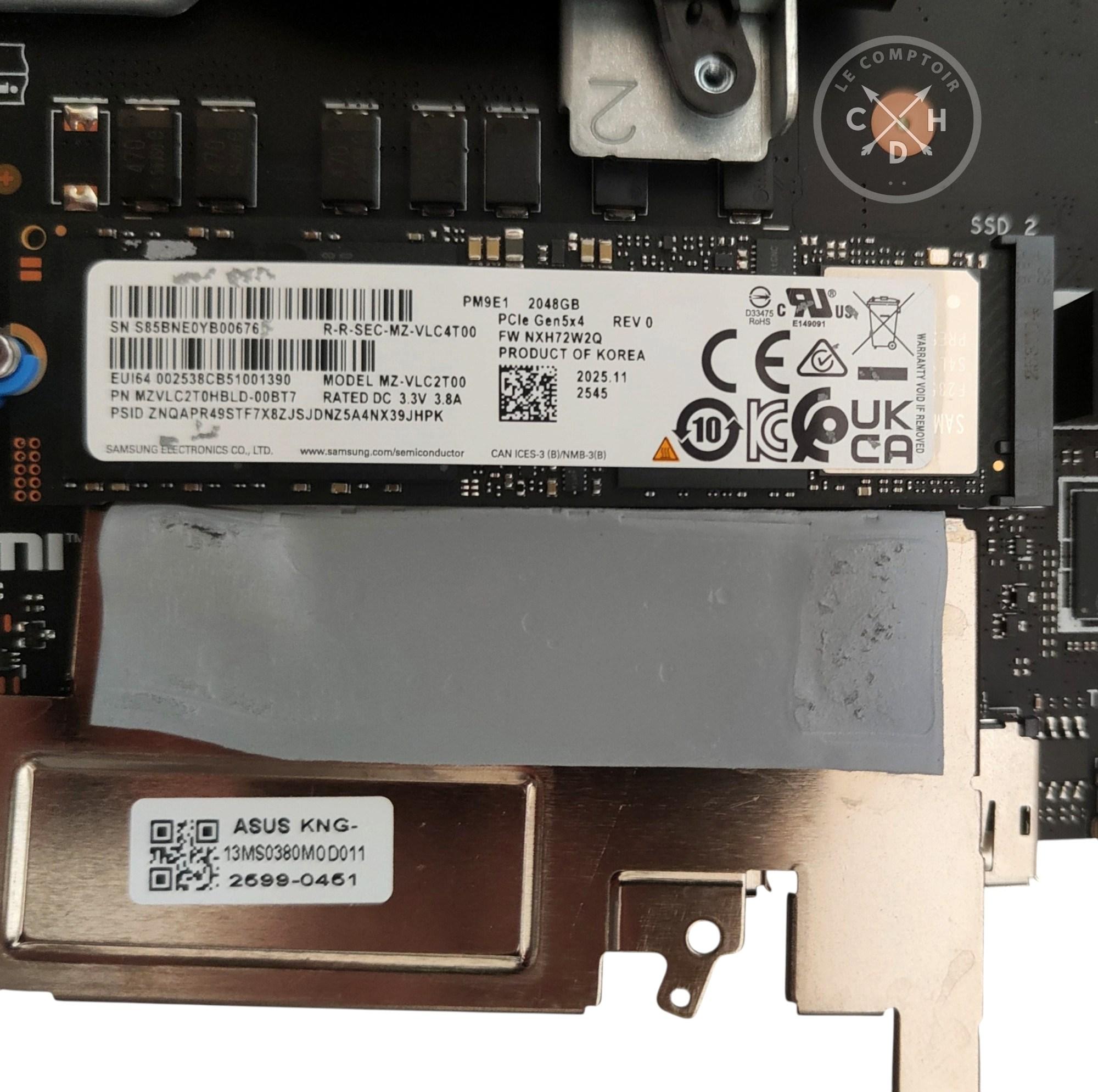 Le SSD et son pad