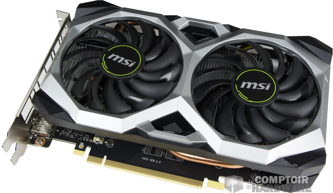 La carte graphique, une RTX 2060 Ventus OC de chez MSI