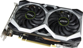 La carte graphique, une RTX 2060 Ventus OC de chez MSI [cliquer pour agrandir]