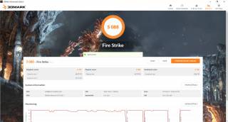 3DMark Firestrike sur batterie [cliquer pour agrandir]