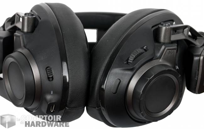 sennheiser gsp 670 - commandes et prises du casque [cliquer pour agrandir]