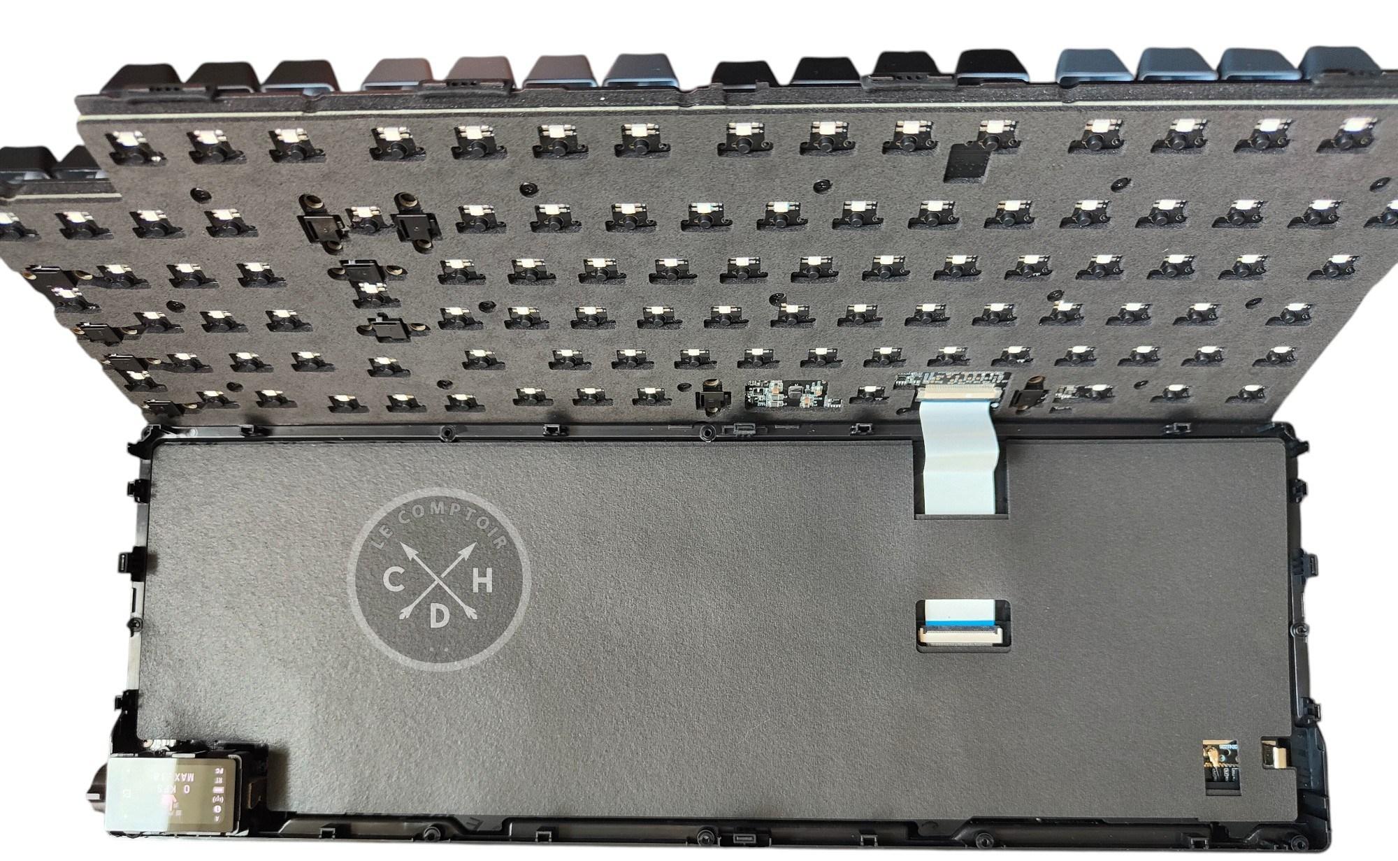 clavier demontage sandwich