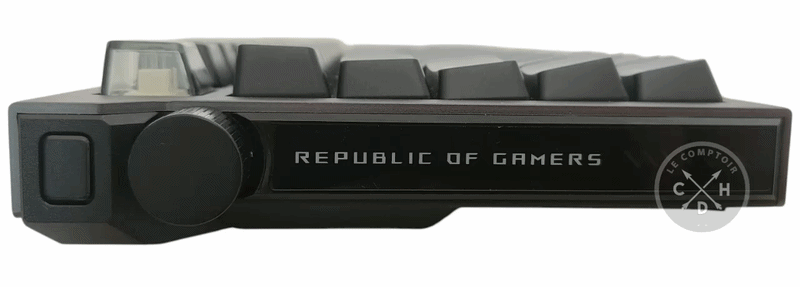 clavier pieds hauteur