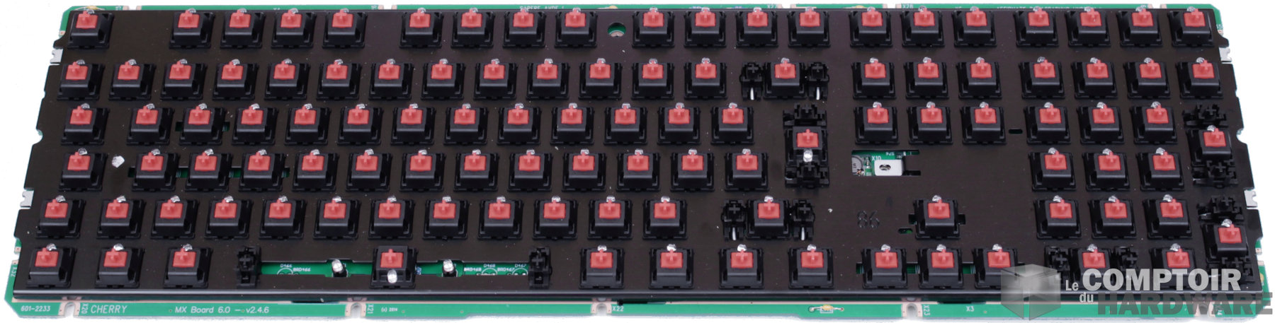 Le PCB du Cherry MX Board 6.0 de face