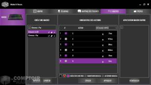 Cooler Master MK850 : le logiciel [cliquer pour agrandir]