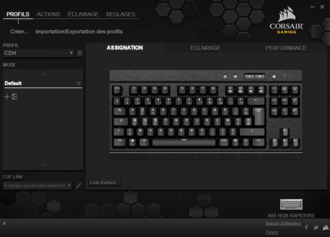 Corsair K65 RGB RAPIDFIRE [cliquer pour agrandir]