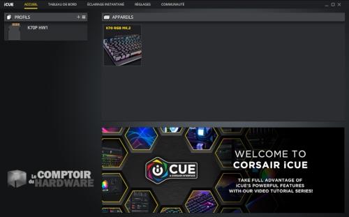 Corsair iCUE sous toutes ses coutures [cliquer pour agrandir]