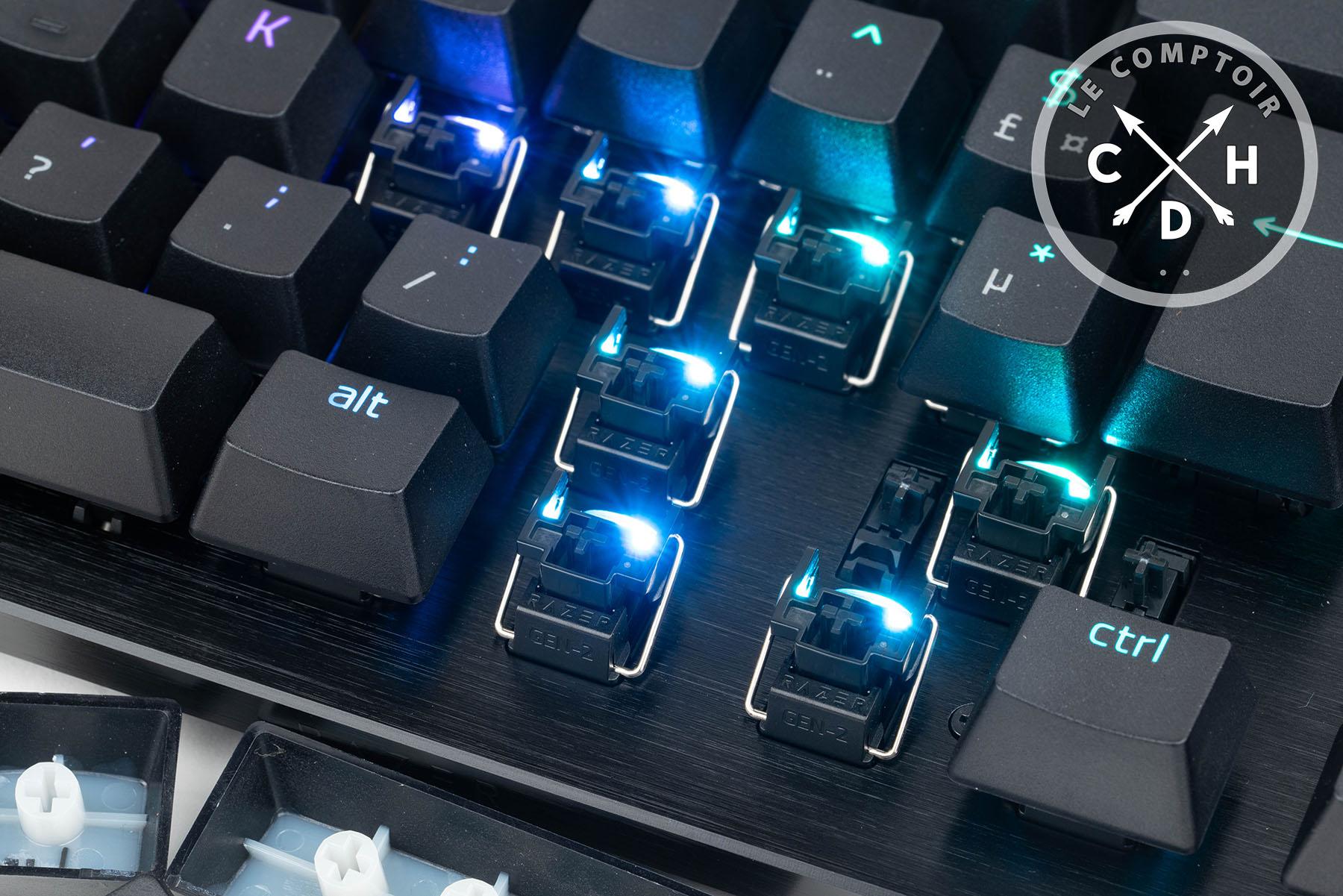 Razer Huntsman V3 Pro : les switches maison, optiques et analogiques