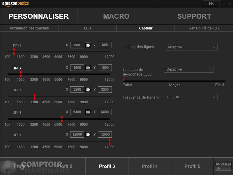 amazon basics : la souris mmo
