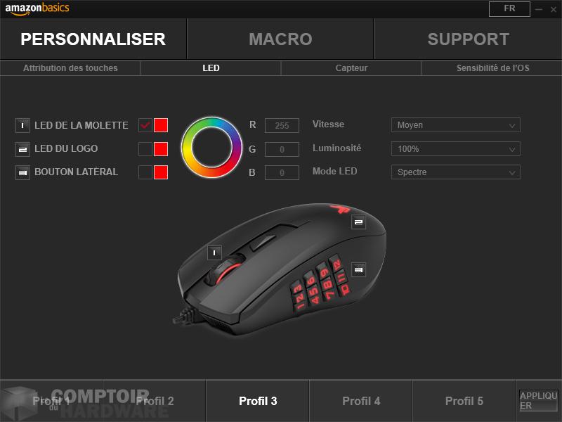 amazon basics : la souris mmo