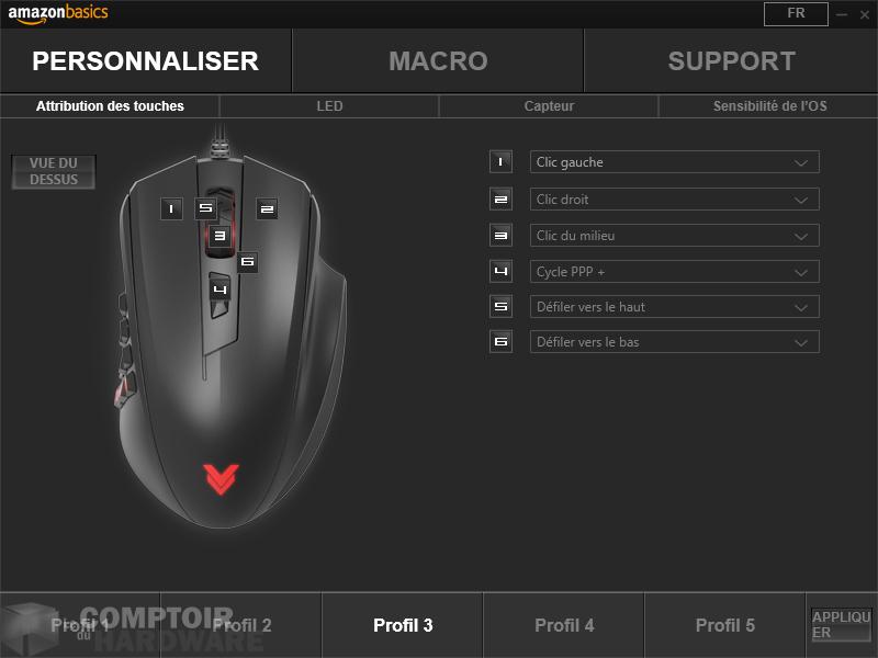 amazon basics : la souris mmo