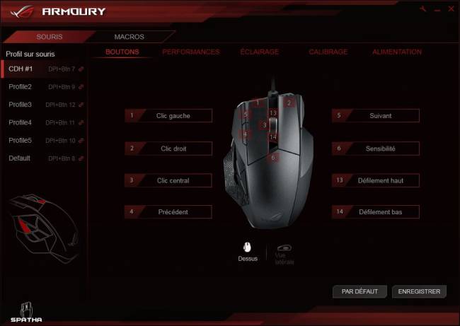 ASUS ROG Spatha [cliquer pour agrandir]