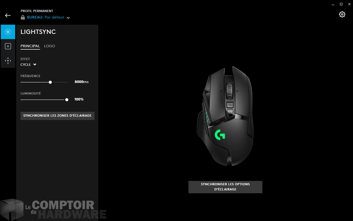 ROCCAT Souris Gaming sans fil Leadr avec station de charge - Noir