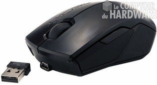 Roccat Pyra Wireless et son récepteur rikikiiiii [cliquer pour agrandir]