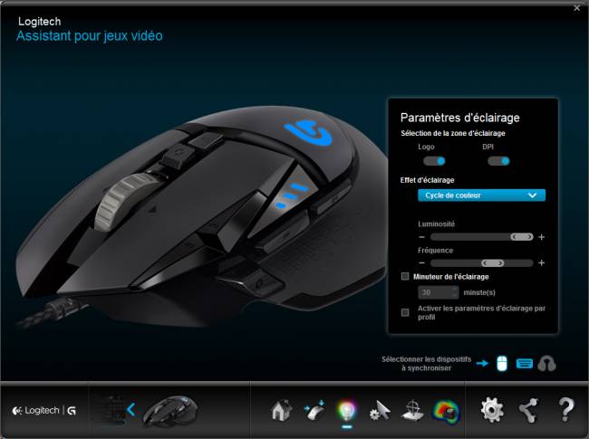 Logiciel G502 [cliquer pour agrandir]