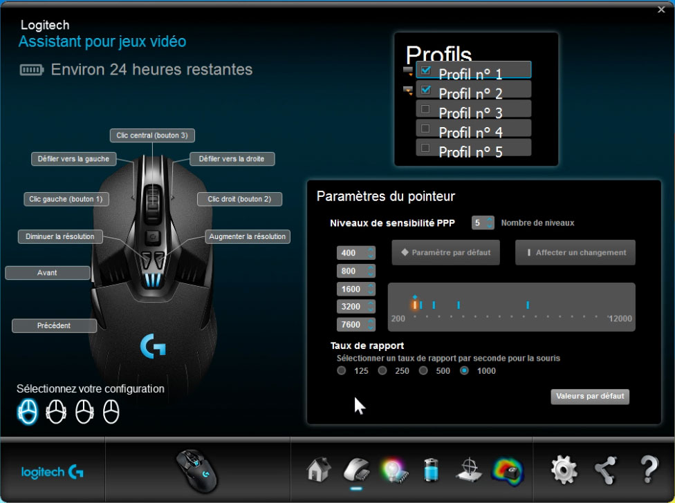 Logitech G900 Chaos Spectrum Assistant
