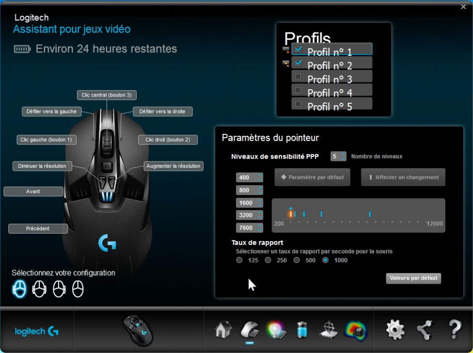 Logitech G900 Chaos Spectrum Assistant