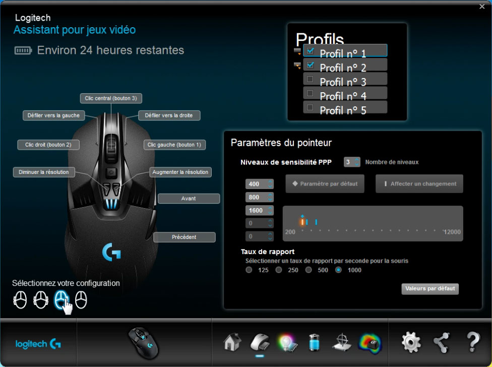 Logitech G900 Chaos Spectrum Assistant