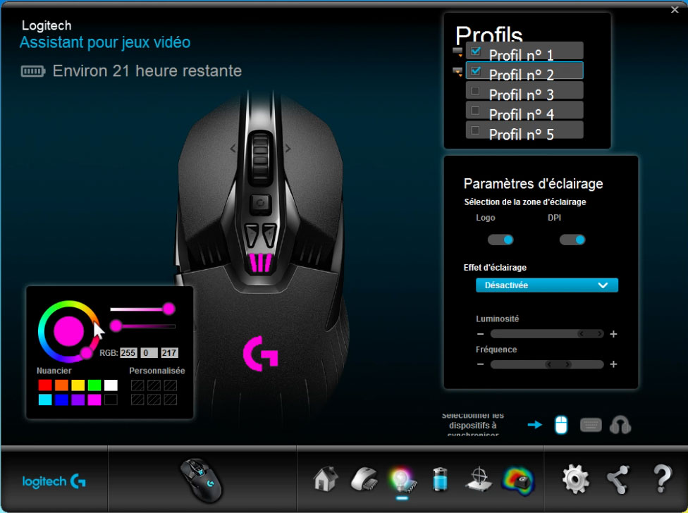 Logitech G900 Chaos Spectrum Assistant